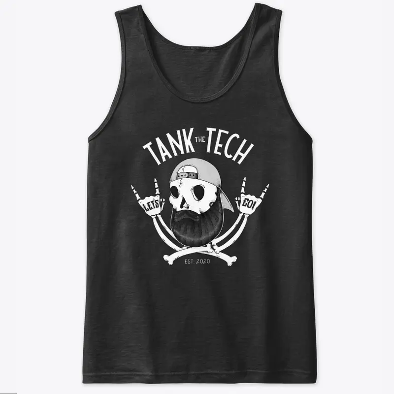 Skull Beard Tank Top (Colors)