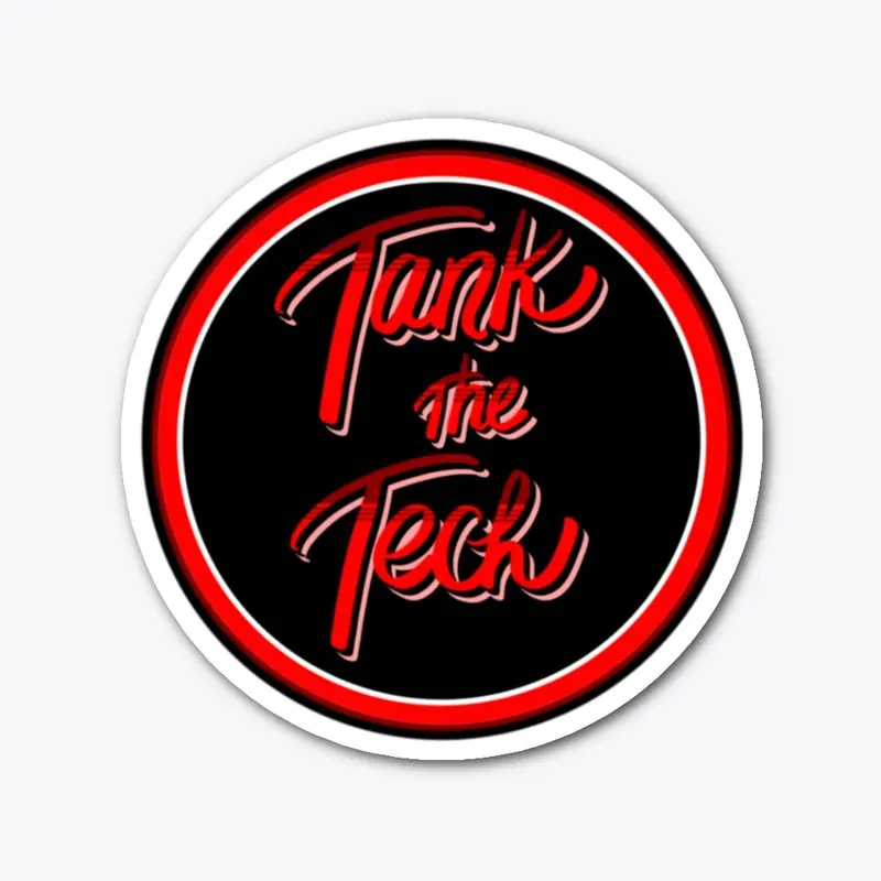 TankTheTech Logo Die Cut Sticker